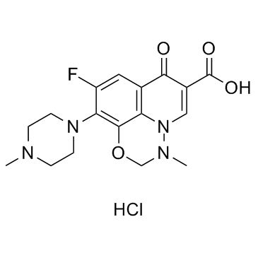 Marbofloxacin (hydrochloride) structure