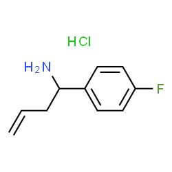 1-(4-氟苯基)丁-3-烯基胺盐酸盐结构式