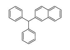 (2-naphthyl)diphenylmethane Structure