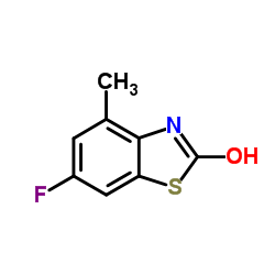 6-Fluoro-4-methyl-1,3-benzothiazol-2(3H)-one Structure