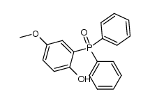 (2-hydroxy-5-methoxyphenyl)diphenylphosphine oxide Structure