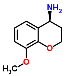 (4S)-8-Methoxy-4-chromanamine Structure