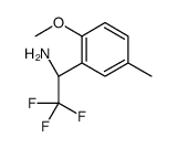 (1R)-2,2,2-trifluoro-1-(2-methoxy-5-methylphenyl)ethanamine Structure