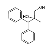 2-methyl-3,3-diphenylpropane-1,2-diol结构式
