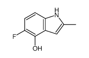 5-Fluoro-2-methyl-1H-indol-4-ol Structure
