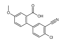 2-(4-chloro-3-cyanophenyl)-5-methoxybenzoic acid Structure