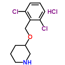 3-[(2,6-Dichlorobenzyl)oxy]piperidine hydrochloride (1:1) Structure
