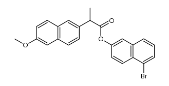 5-溴-2-萘基-2-(6-甲氧基-2-萘基)丙酸酯图片