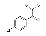 2,2-二溴-1-(4-氯苯基)乙酮结构式