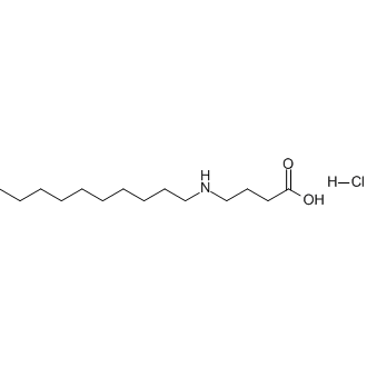 4-(癸氨基)丁酸盐酸盐结构式