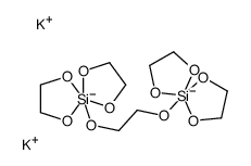 二钾 [MU-(1,2-乙二醇酸根-O:O’)]四(1,2-乙二醇酸根-O,O’)二硅酸结构式