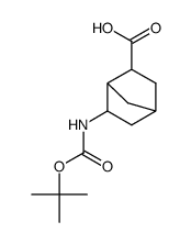6-(tert-butoxycarbonylamino)norbornane-2-carboxylic acid结构式