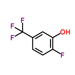 2-氟-5-(三氟甲基)苯酚结构式