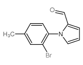 1-(2-bromo-4-methylphenyl)-1h-pyrrole-2-carbaldehyde Structure