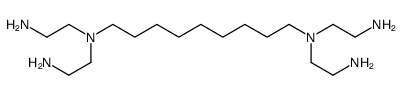 N,N,N',N'-tetrakis(2-aminoethyl)nonane-1,9-diamine Structure