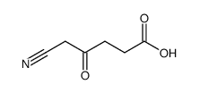 5-nitrilo-4-oxopentanoic acid Structure