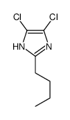 2-丁基-4,5-二氯-1H-咪唑结构式