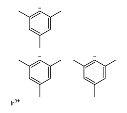 iridium(3+),1,3,5-trimethylbenzene-6-ide结构式