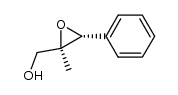 (2R,3R)-(+)-2-methyl-3-phenyl-2,3-epoxy-propan-1-ol结构式