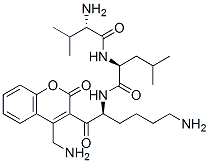 H-D-Val-Leu-Lys-AMC acetate salt Structure