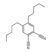 4,5-dipentylbenzene-1,2-dicarbonitrile结构式