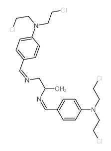 p-Toluidine, a,a'-(propylenedinitrilo)bis[N,N-bis(2-chloroethyl)-(8CI) Structure