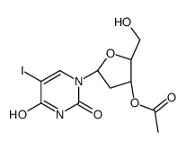 3'-O-Acetyl-5-iodo-2'-deoxy-uridine结构式