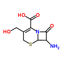 羟甲基-7-氨基头孢烷酸结构式