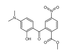 Methyl 2-[4-(dimethylamino)-2-hydroxybenzoyl]-4-nitrobenzoate结构式