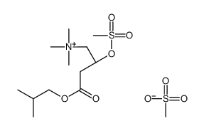 (S)-肉碱甲磺酸酯异丁基酯,甲磺酸酯盐结构式