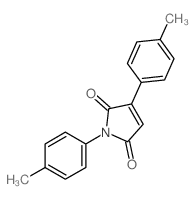 1H-Pyrrole-2,5-dione,1,3-bis(4-methylphenyl)-结构式