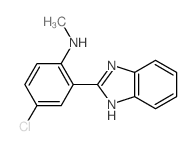Benzenamine,2-(1H-benzimidazol-2-yl)-4-chloro-N-methyl- Structure