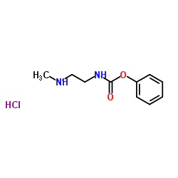 Phenyl [2-(methylamino)ethyl]carbamate hydrochloride (1:1) Structure