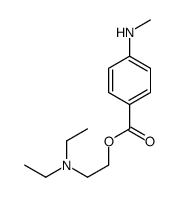 2-(diethylamino)ethyl 4-(methylamino)benzoate结构式