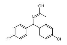 N-[(4-Chlorophenyl)(4-fluorophenyl)Methyl]acetamide结构式
