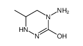 1,2,4-Triazin-3(2H)-one,4-aminotetrahydro-6-methyl-(9CI) Structure