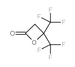 2-Oxetanone,4,4-bis(trifluoromethyl)- Structure