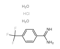 4-(Trifluoromethyl)benzamidine hydrochloride dihydrate Structure