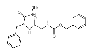 L-Phenylalanine,N-[N-[(phenylmethoxy)carbonyl]glycyl]-, hydrazide (9CI) Structure