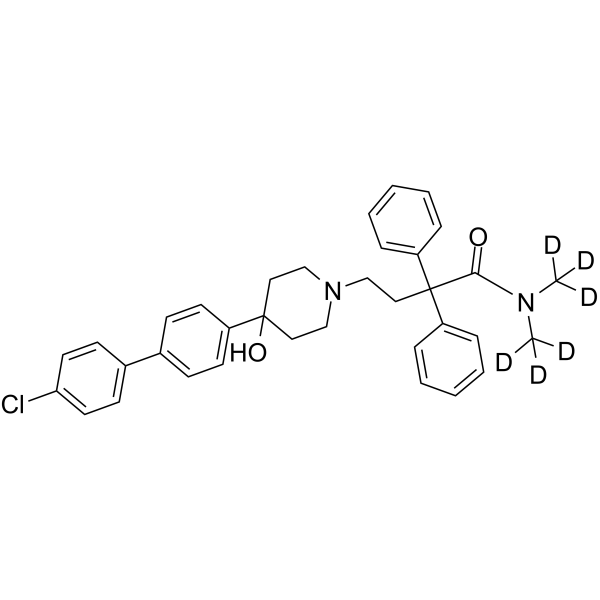 Loperamide phenyl-d6 Structure