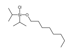 氯二异丙基(辛基氧基)硅烷结构式