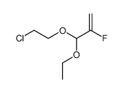 3-(2-chloro-ethoxy)-3-ethoxy-2-fluoro-propene结构式