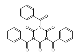 1,3,5-tribenzoyl-1,3,5-triazinane-2,4,6-trione Structure