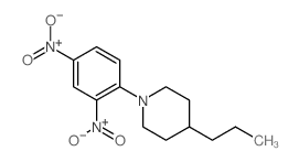 1-(2,4-二硝基苯基)-4-丙基哌啶结构式