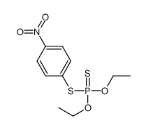 diethoxy-(4-nitrophenyl)sulfanyl-sulfanylidene-λ5-phosphane Structure