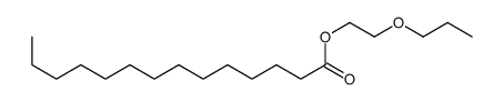 2-propoxyethyl tetradecanoate结构式