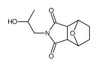 2-(2-hydroxypropyl)-3a,4,5,6,7,7a-hexahydro-octahydro-1H-4,7-epoxyisoindole-1,3-dione结构式