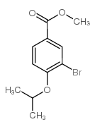 3-溴-4-异丙氧基苯甲酸甲酯结构式
