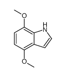 4,7-二甲氧基-1H-吲哚结构式