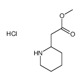 methyl 2-piperidin-2-ylacetate,hydrochloride Structure